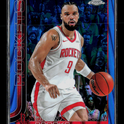 2025 Topps Chrome Dillon Brooks #70 Blue Wave 098/150