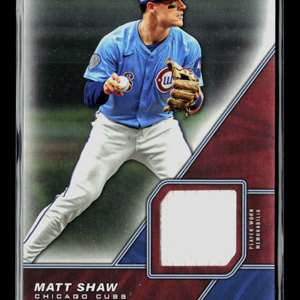 2026 Topps Matt Shaw #MLM-MS Relic Jersey