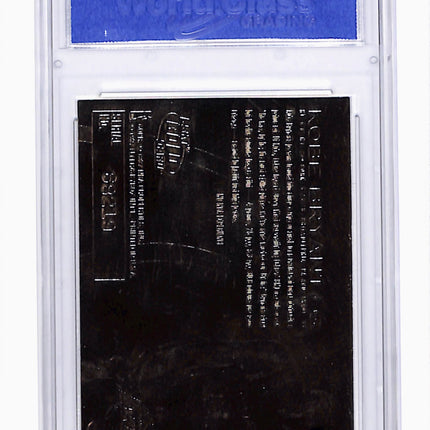 1996 Fleer 23KT Gold Kobe Bryant Purple Signature WCG 10