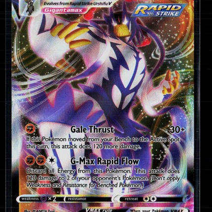 Pokemon 2021 Battle Styles Rapid Strike Urshifu VMAX #88/163