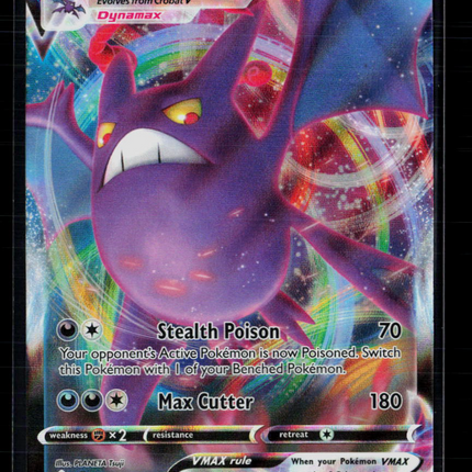Pokemon 2021 Shining Fates Crobat VMAX #45/72