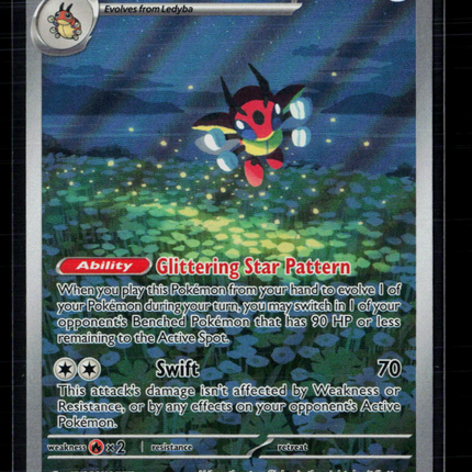 Pokemon 2024 Stellar Crown Ledian #144/142