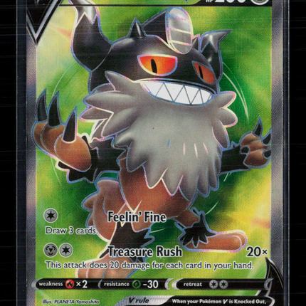 Pokemon 2022 Lost Origin Galarian Perrserker V FA #183/196