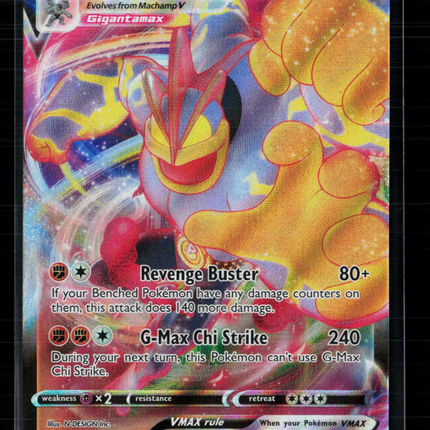 Pokemon 2022 Astral Radiance Machamp VMAX RRR #73/189