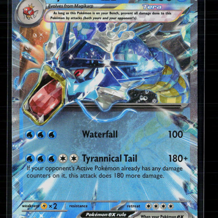 Pokemon 2023 Scarlet & Violet Gyarados EX RR #45/198