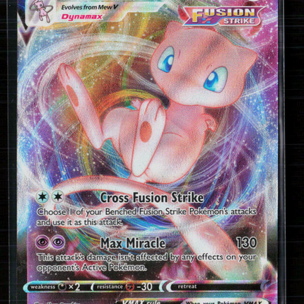 Pokemon 2022 Fusion Strike Mew VMAX #114/264