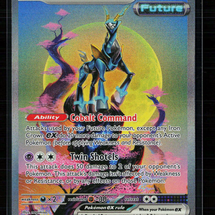 Pokemon 2024 Temporal Forces Iron Crown EX SAR #206/162