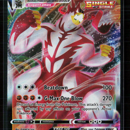 Pokemon 2021 Battle Styles Single Strike Urshifu VMAX #86/163