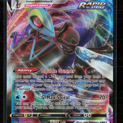 Pokemon 2022 Fusion Strike Inteleon VMAX #79/264