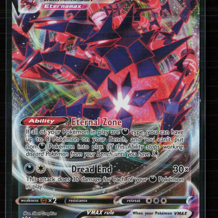 Pokemon 2020 Darkness Ablaze Eternatus VMAX #117/189