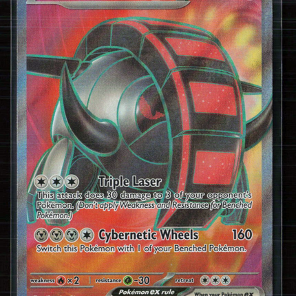 Pokemon 2023 Scarlet & Violet Iron Treads EX UR FA #233/198