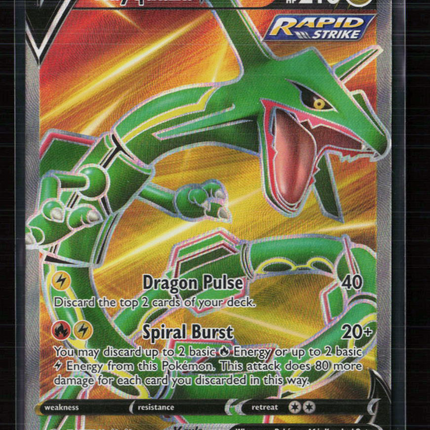 Pokemon 2021 Evolving Skies Rayquaza V FA #193/203