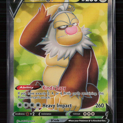 Pokemon 2022 GO Slaking V RR #77/78