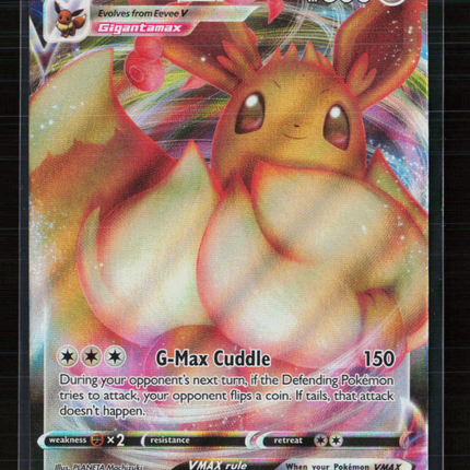 Pokemon Sword & Shield Eevee VMAX #SWSH087