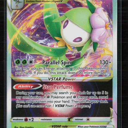 Pokemon 2022 Astral Radiance Hisuian Lilligant VSTAR #18/189