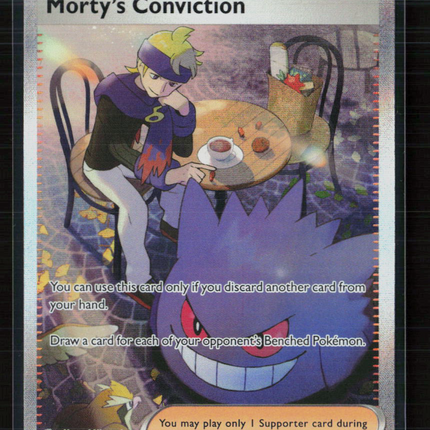 Pokemon 2024 Temporal Forces Morty's Conviction FA SAR #211/162