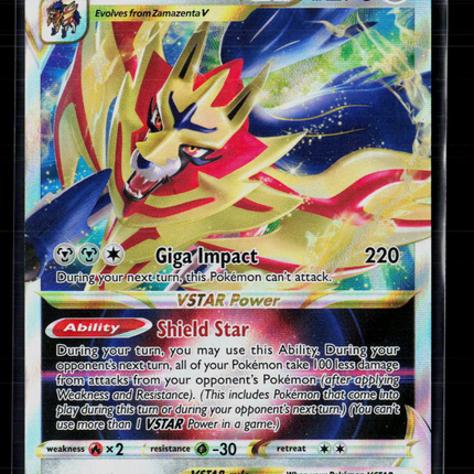 Pokemon 2023 Crown Zenith Zamazenta VSTAR #99/159