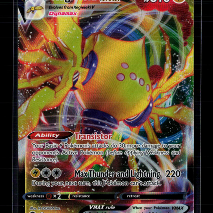 Pokemon 2022 Silver Tempest Regieleki VMAX #58/195