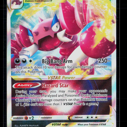 Pokemon 2022 Lost Origin Drapion VSTAR #119/196