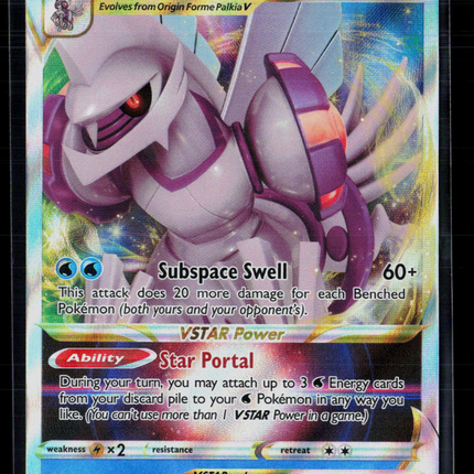 Pokemon 2022 Astral Radiance Origin Forme Palkia VSTAR #40/189