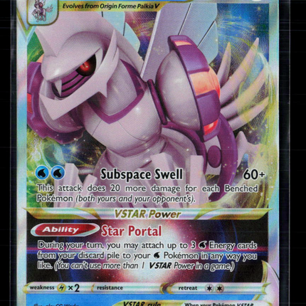 Pokemon 2022 Astral Radiance Origin Forme Palkia VSTAR #40/189