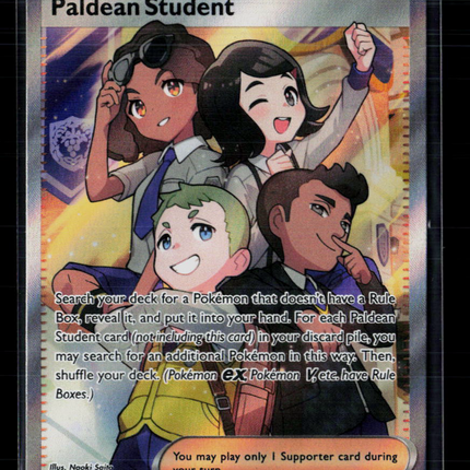 Pokemon 2024 Paldean Fates Paldean Student UR FA #231/91
