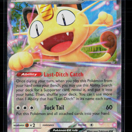 Pokemon 2026 Mega Evolution – Perfect Order Meowth EX RR #62/88