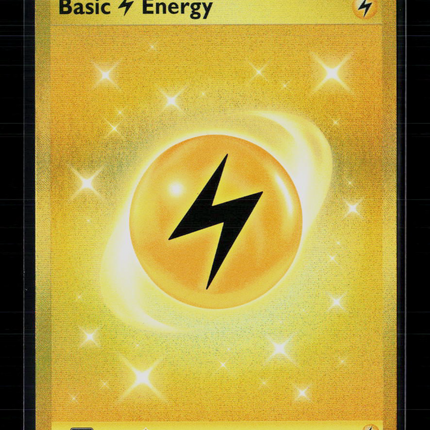 Pokemon 2023 Scarlet & Violet Basic Lightning Energy UR HR #257/198