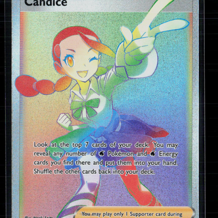 Pokemon 2022 Silver Tempest Candice SR FA HR #204/195