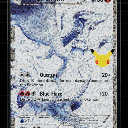 Pokemon 2021 Celebrations Reshiram FA #113/114