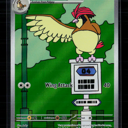 Pokemon 2023 Obsidian Flames Pidgeotto #208/197