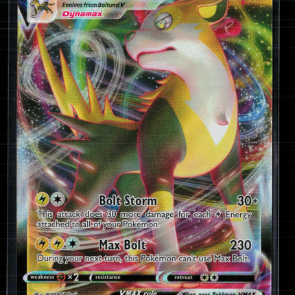 Pokemon 2022 Fusion Strike Boltund VMAX #104/264