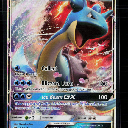 Pokemon 2017 Sun & Moon Lapras GX RR #35/149