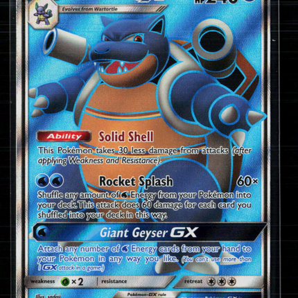 Pokemon Sun & Moon Promos Blastoise GX FA #SM189