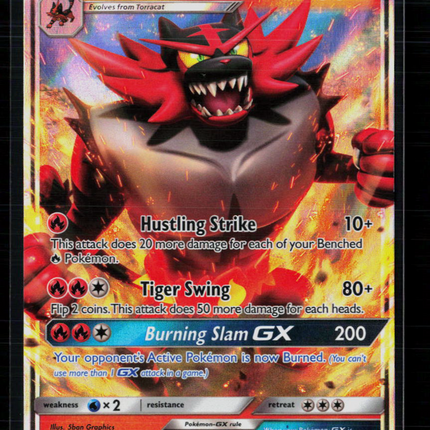 Pokemon 2017 Sun & Moon Incineroar GX #27/149