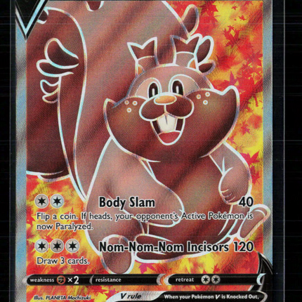 Pokemon 2022 Fusion Strike Greedent V FA #256/264