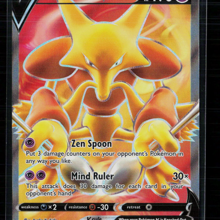 Pokemon 2020 Vivid Voltage Alakazam V FA #172/185
