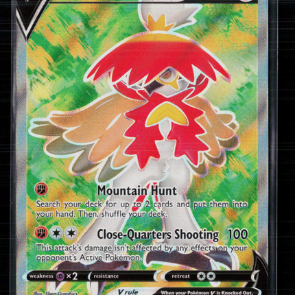 Pokemon 2022 Astral Radiance Hisuian Decidueye V FA #173/189