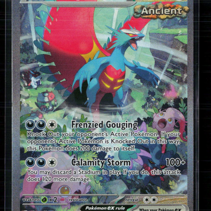 Pokemon 2023 Paradox Rift Roaring Moon EX SAR #251/182