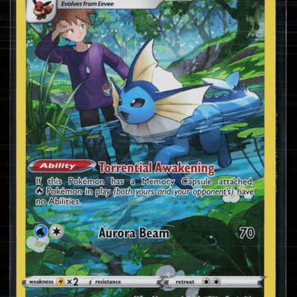 Pokemon 2022 Astral Radiance Vaporeon CHR #TG02/TG30