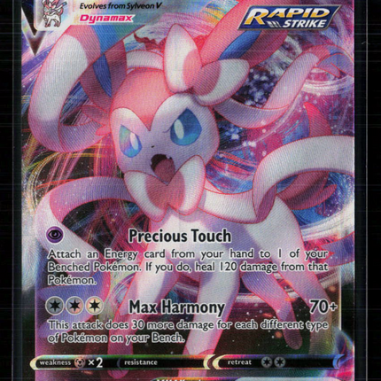 Pokemon 2021 Evolving Skies Sylveon VMAX #75/203