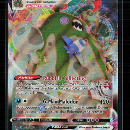 Pokemon 2021 Evolving Skies Garbodor VMAX #101/203