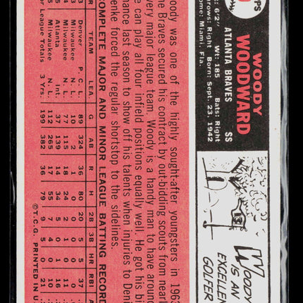 1966 Topps Woody Woodward #49