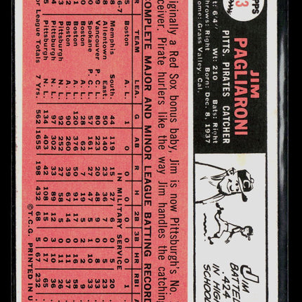 1966 Topps Jim Pagliaroni #33