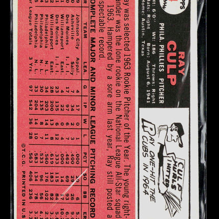 1966 Topps Ray Culp #4