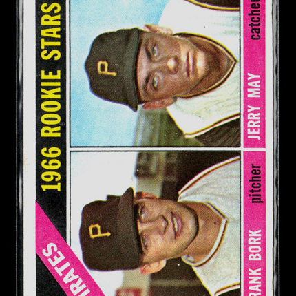 1966 Topps Jerry May Frank Bork #123