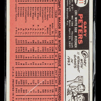 1966 Topps Gary Peters #111