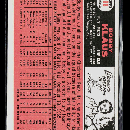 1966 Topps Bobby Klaus #108