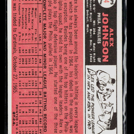 1966 Topps Alex Johnson #104