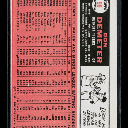 1966 Topps Don Demeter #98